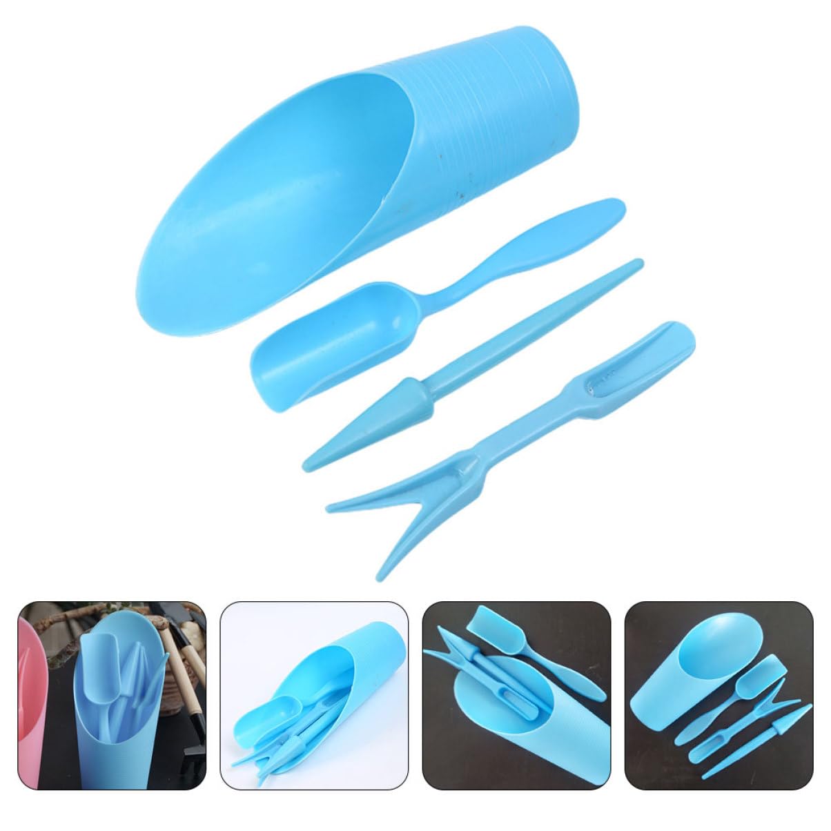 Gardening Tools Gifts - 4 adet/takım, Plastik Dayanıklı Kova kürek