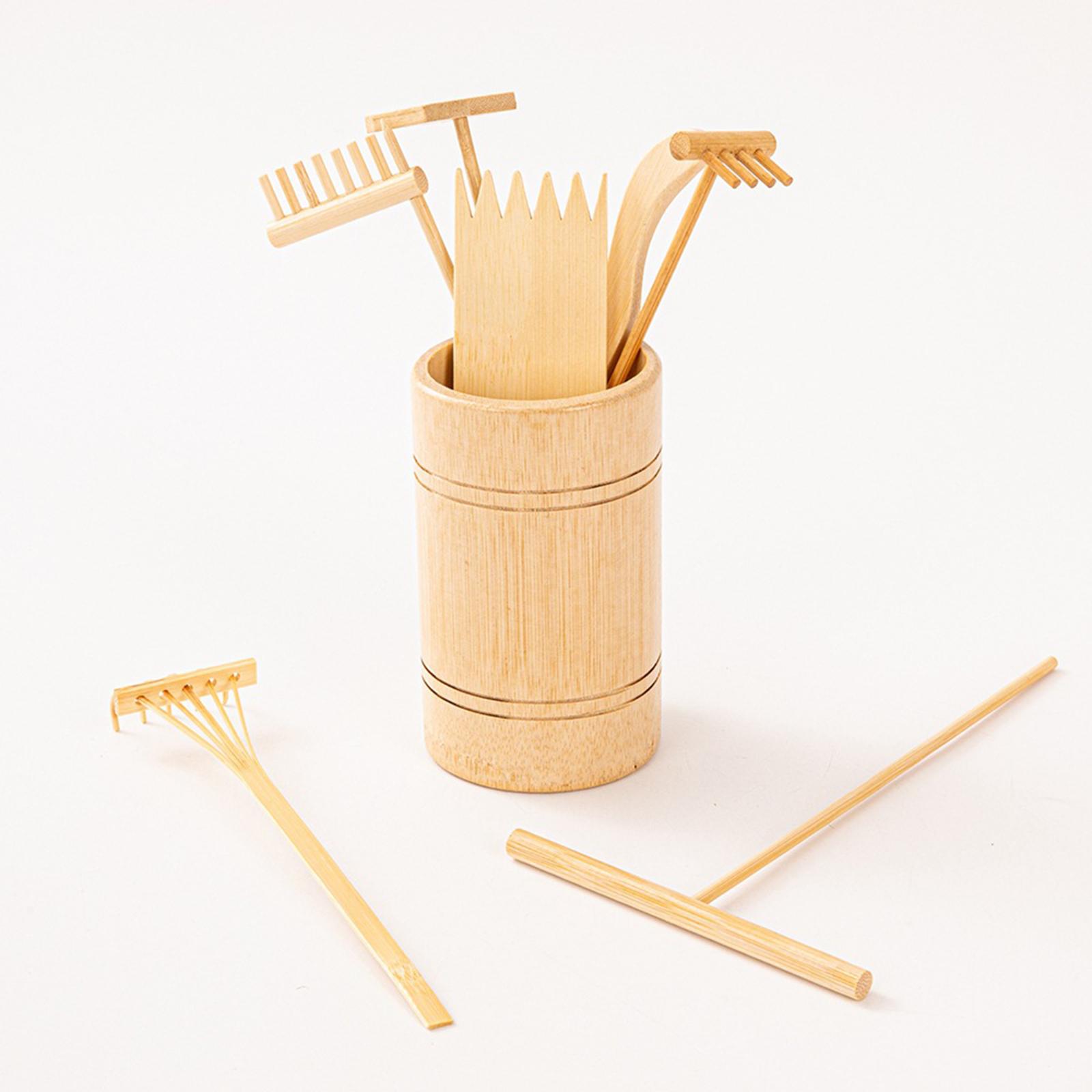 Zen Gardening Tools - 8 Parça Mini Zen Kum Tırmığı