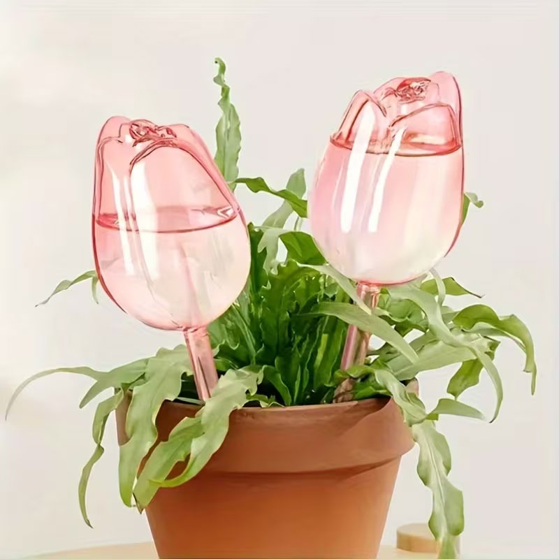 Gardening Tools Pink - Damla sulama süresini uzatmak için dar