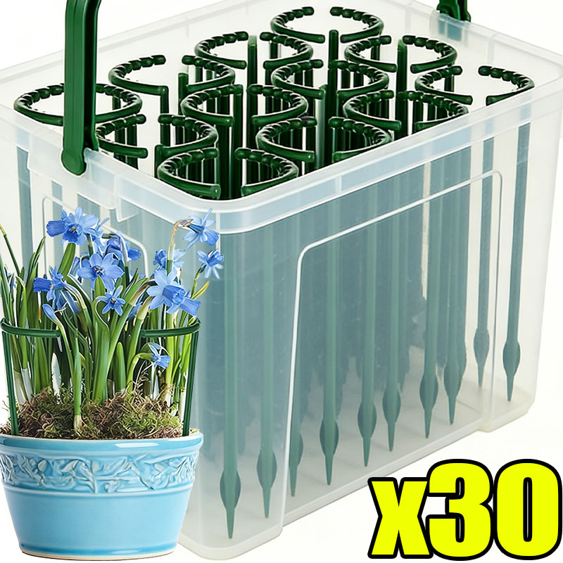 Gardening Tools Gifts - 30-1 adet plastik bitki desteği yarım