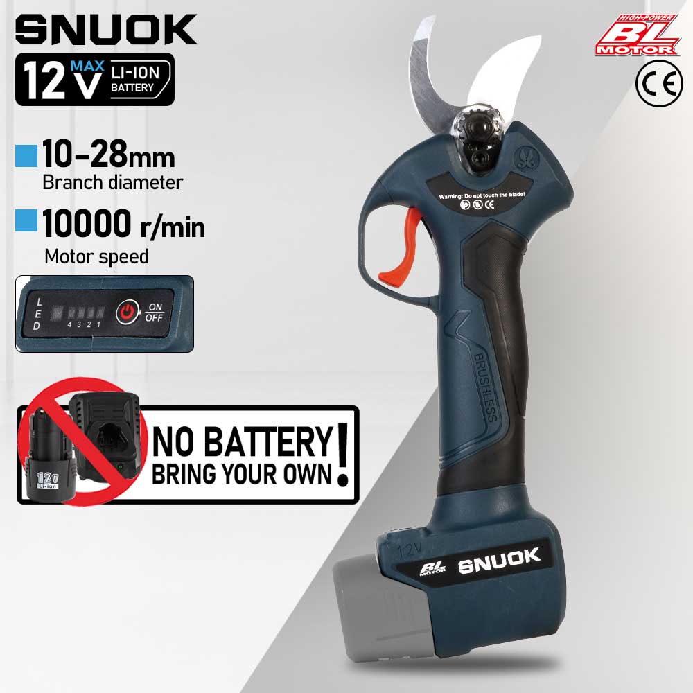 Gardening Tools Gifts - SNUOK 12V fırçasız elektrikli budama makası