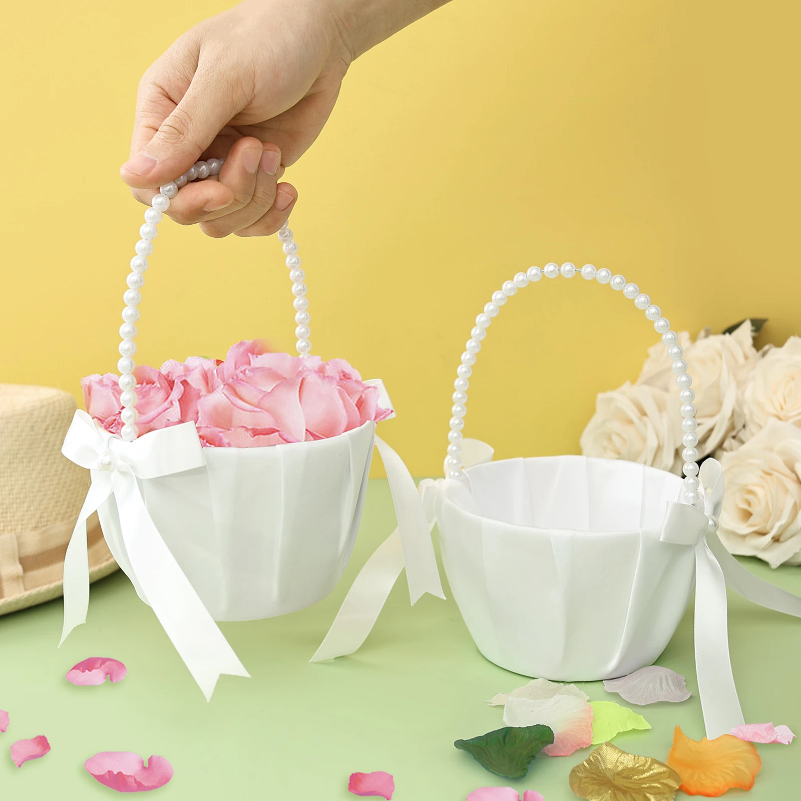 Gardening Tools Girls - 2 adet düğün çiçek kız sepeti