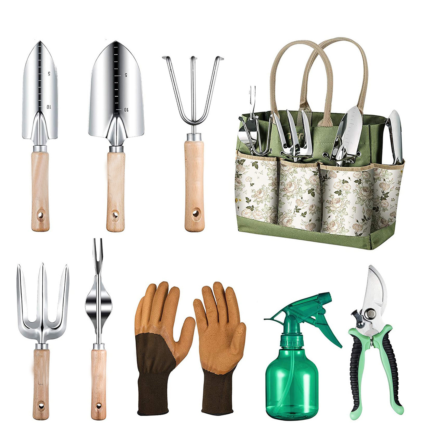 9 Parçalı Bahçe Aletleri Seti, - Gardening Tools Hand incelemesi ve fiyatı