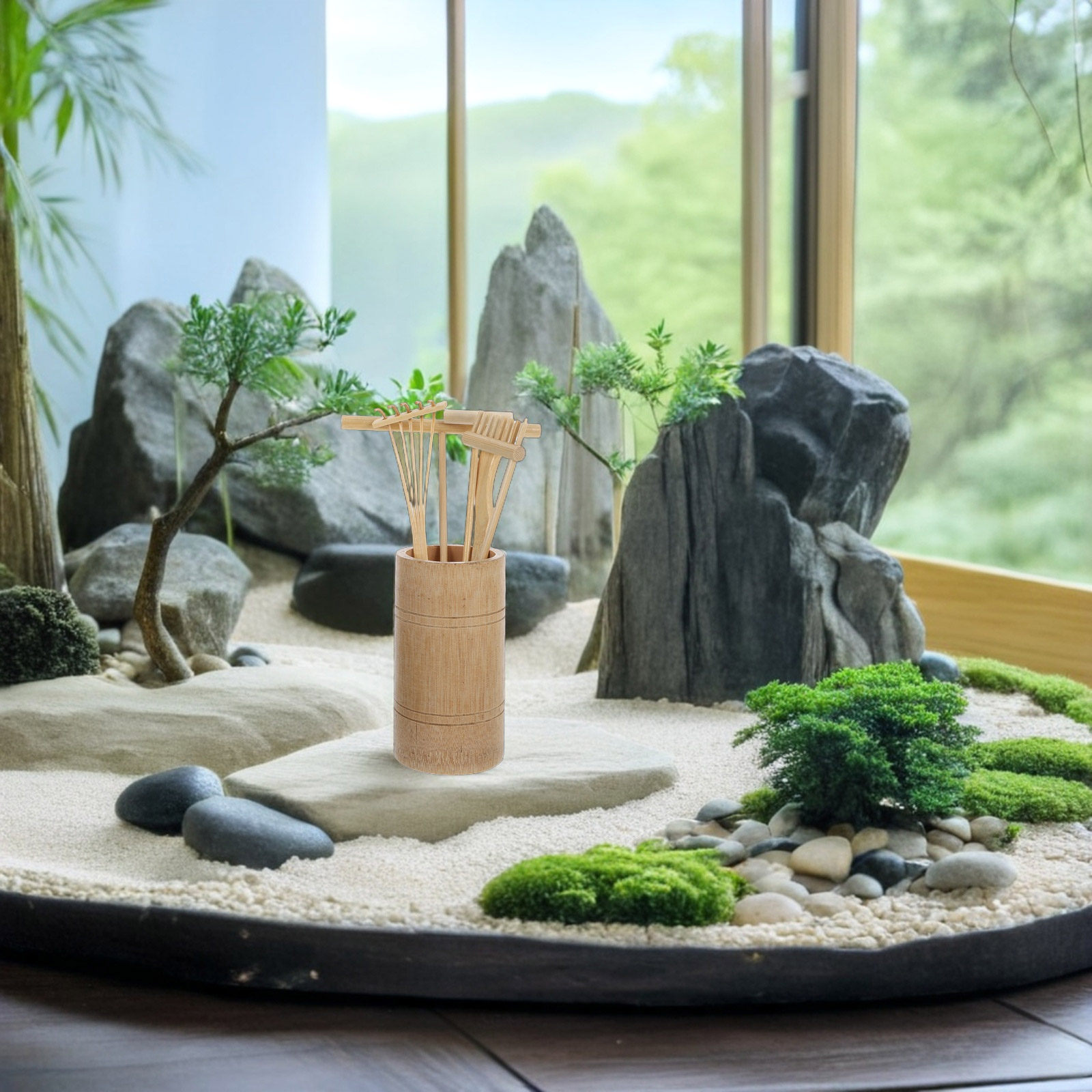 1 Set Zen Kum Çapası Seti Bamb - Zen Gardening Tools incelemesi ve fiyatı