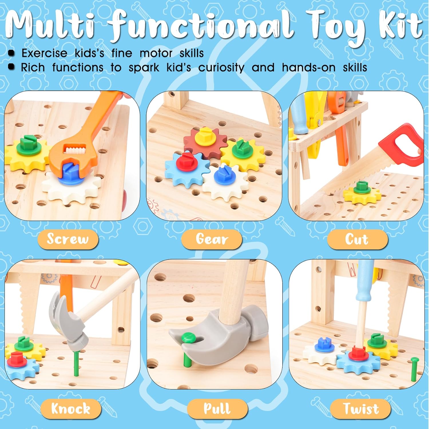 Çocuklar için Ahşap Alet Tezga - Gardening Tools Girls incelemesi ve fiyatı