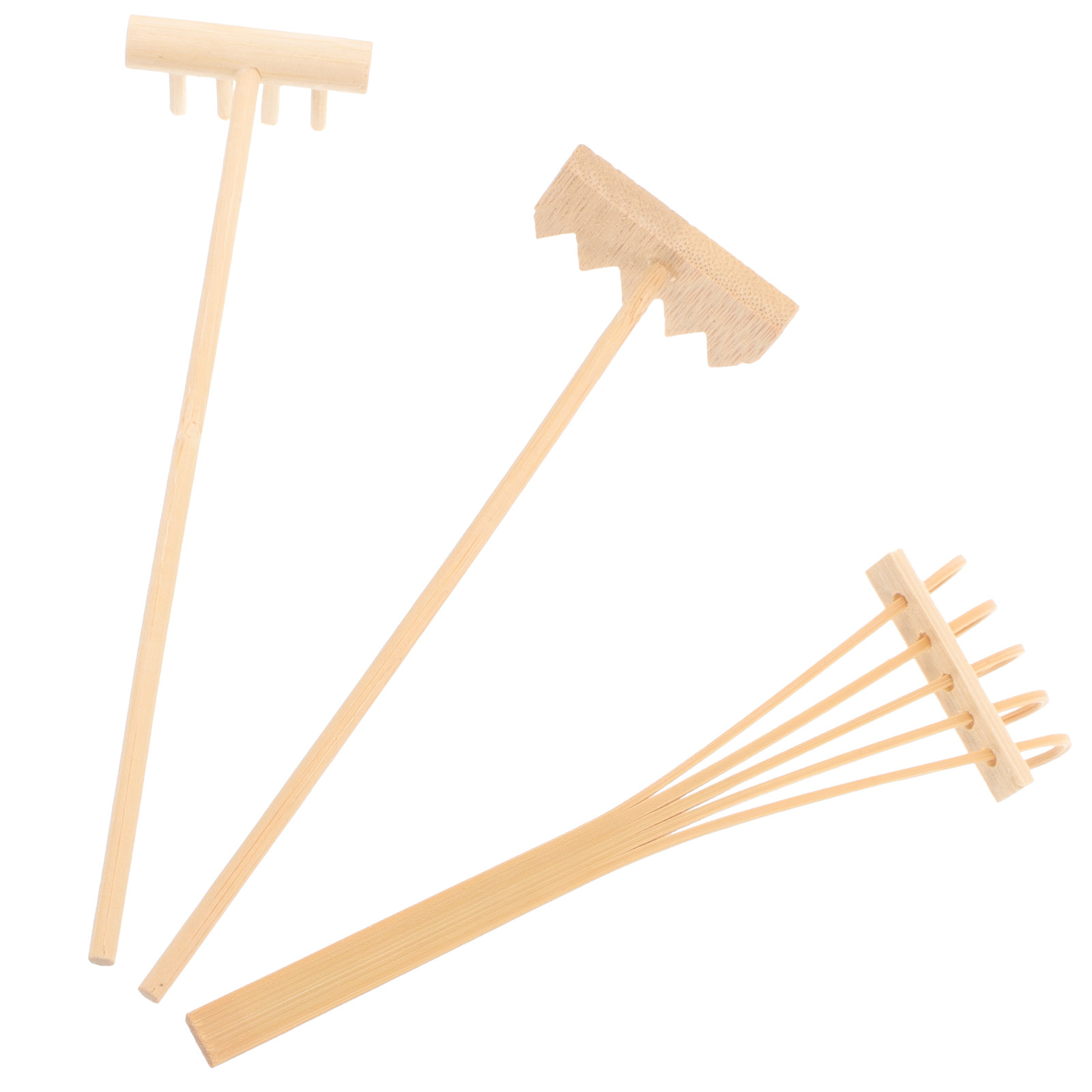 3 Parça Mini Bambu Tırmık Seti - Zen Gardening Tools incelemesi ve fiyatı