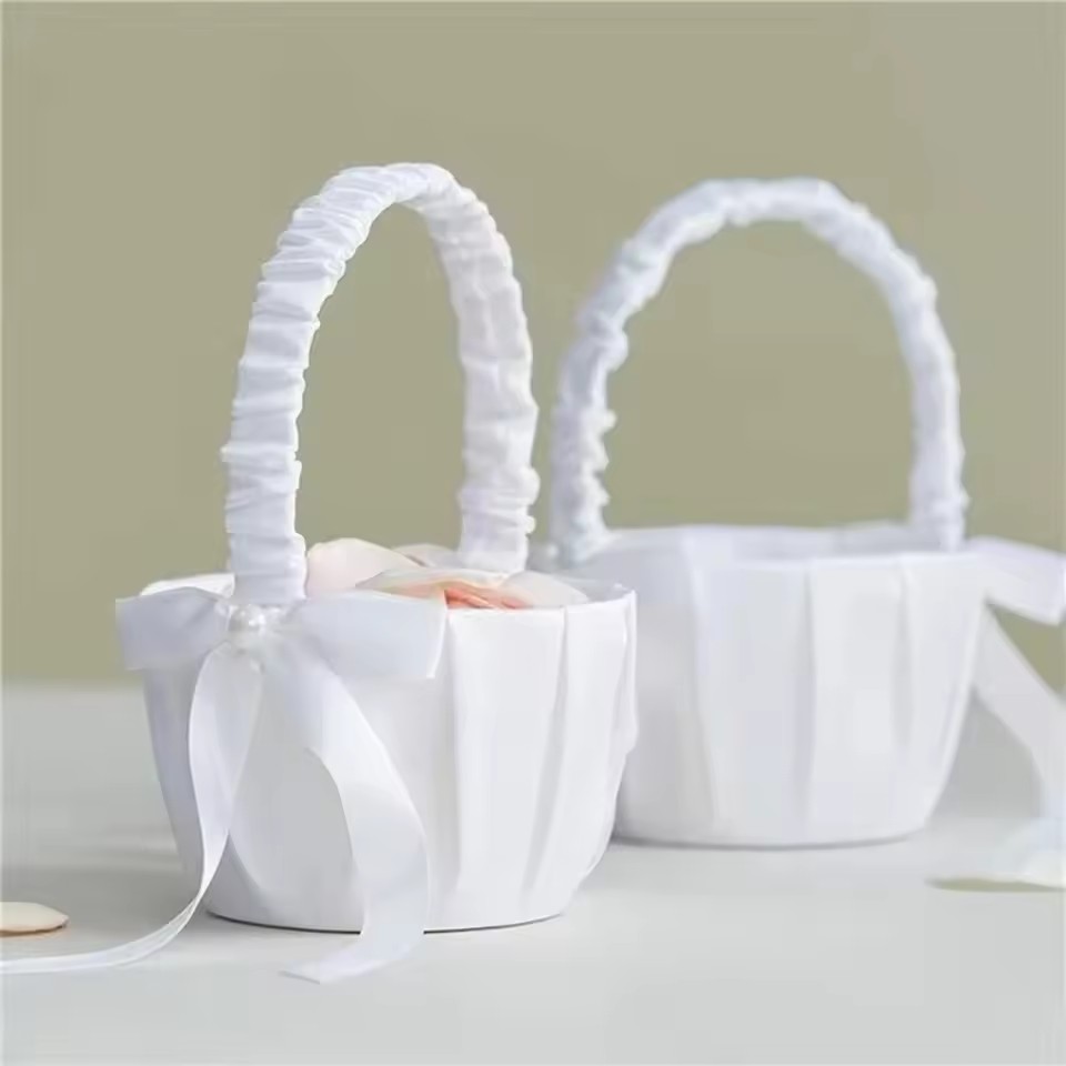 Düğün Beyaz Saten Fiyonk Çiçek - Gardening Tools Girls incelemesi ve fiyatı