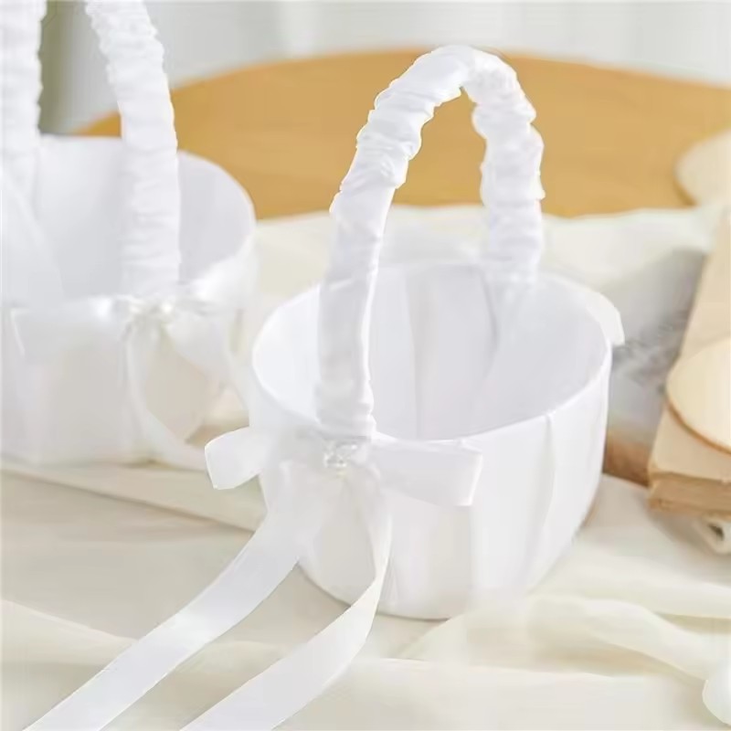Düğün Beyaz Saten Fiyonk Çiçek - Gardening Tools Girls incelemesi ve fiyatı