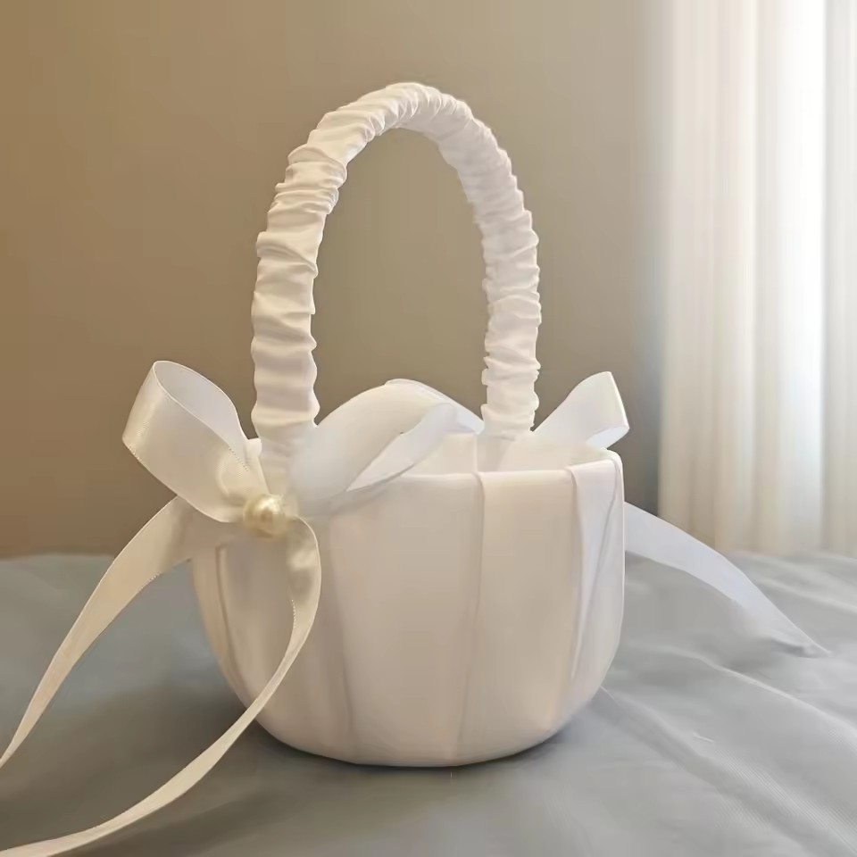 Düğün Beyaz Saten Fiyonk Çiçek - Gardening Tools Girls incelemesi ve fiyatı