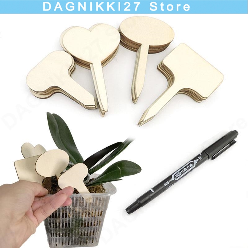 10x T Tipi Ahşap Bitki Etiketl - Gardening Tools Labeled incelemesi ve fiyatı