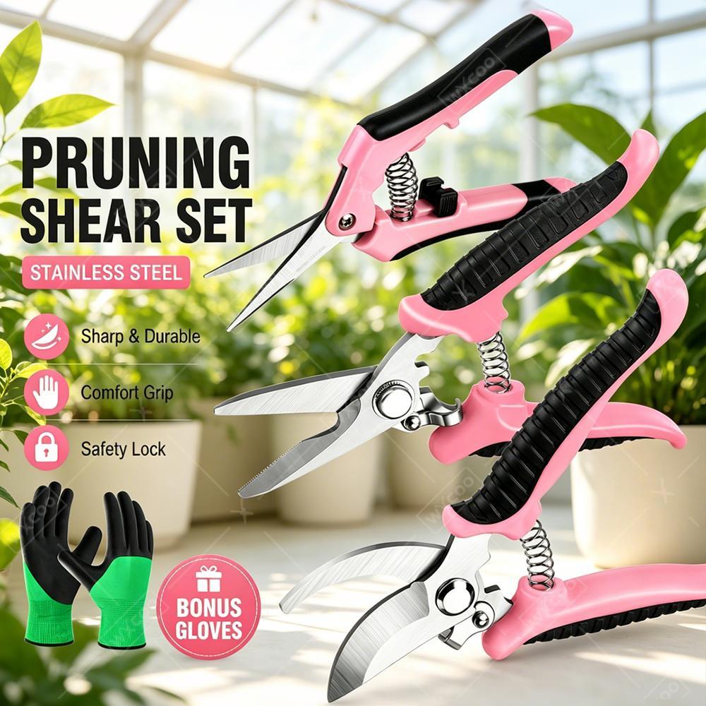 Bahçe Meyve Toplama Makası Bud - Gardening Tools Pink incelemesi ve fiyatı
