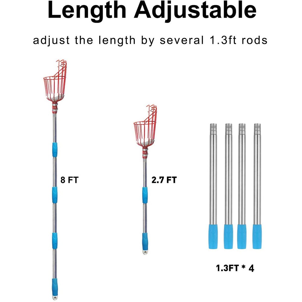 260cm Meyve Toplayıcı, Ayarlan - Gardening Tools Hand incelemesi ve fiyatı
