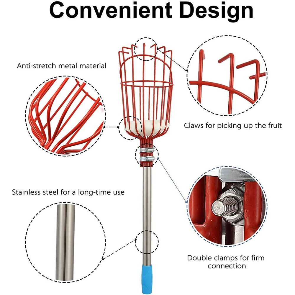 260cm Meyve Toplayıcı, Ayarlan - Gardening Tools Hand incelemesi ve fiyatı